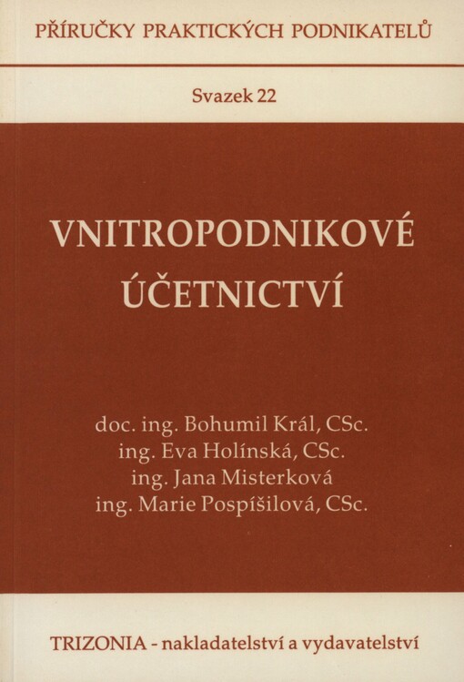 Vnitropodnikové účetnictví