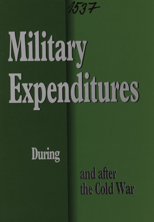 Military expenditures during and after the cold war