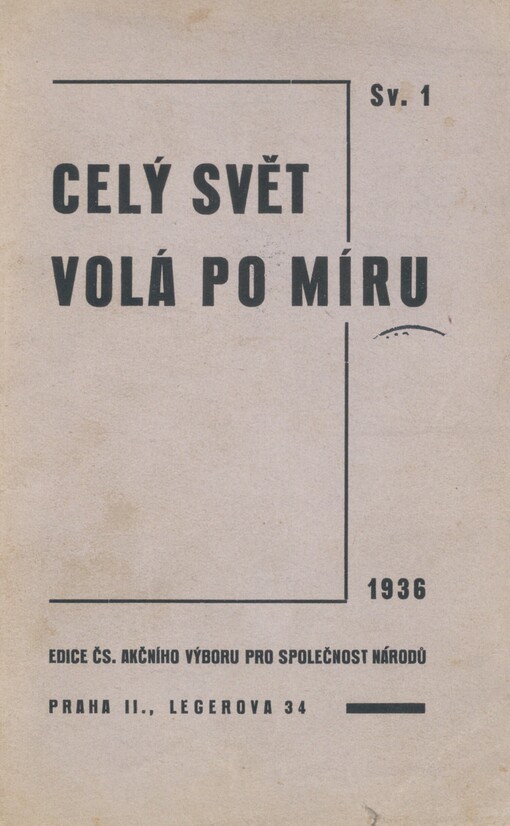 Celý svět volá po míru