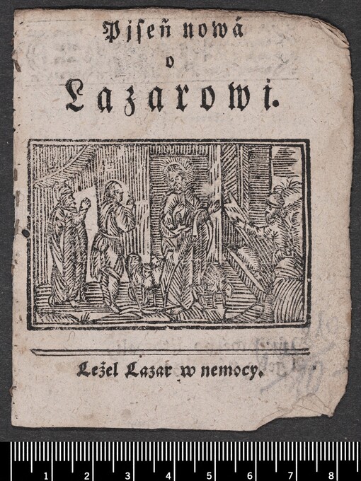 Pjseň nowá o Lazarowi: Ležel Lazar w nemocy