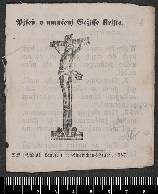 Pjseň o umučenj Gežjsse Krista