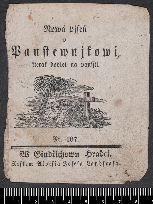 Nowá pjseň o Paustewnjkowi, kterak bydlel na paussti