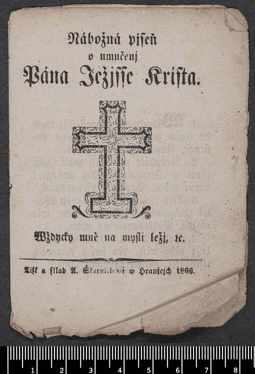 Nábožná pjseň o umučenj Pána Ježjsse Krista: Wždycky mně na mysli ležj, etc
