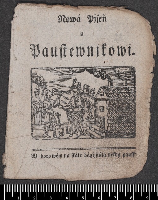 Nowá Pjseň o Paustewnjkowi: W borowém na skále hági stála někdy pausst