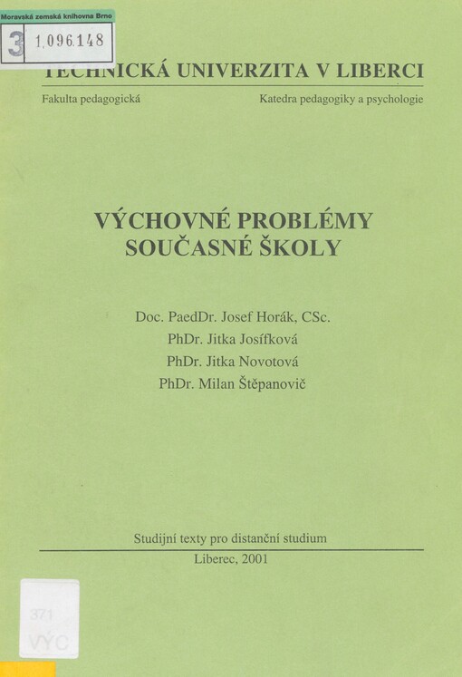 Výchovné problémy současné školy