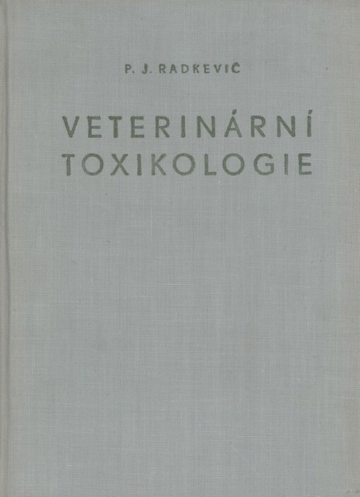 Veterinární toxikologie