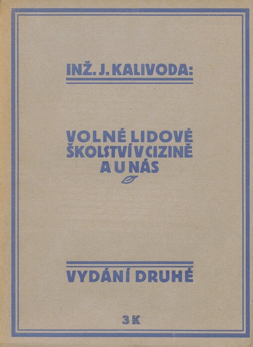 Volné lidové školství v cizině a u nás