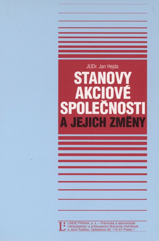 Stanovy akciové společnosti a jejich změny