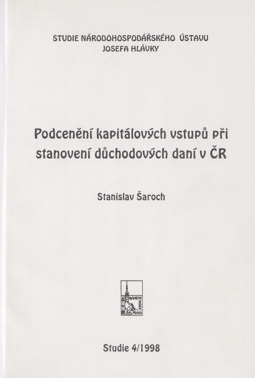 Podcenění kapitálových vstupů při stanovení důchodových daní v ČR