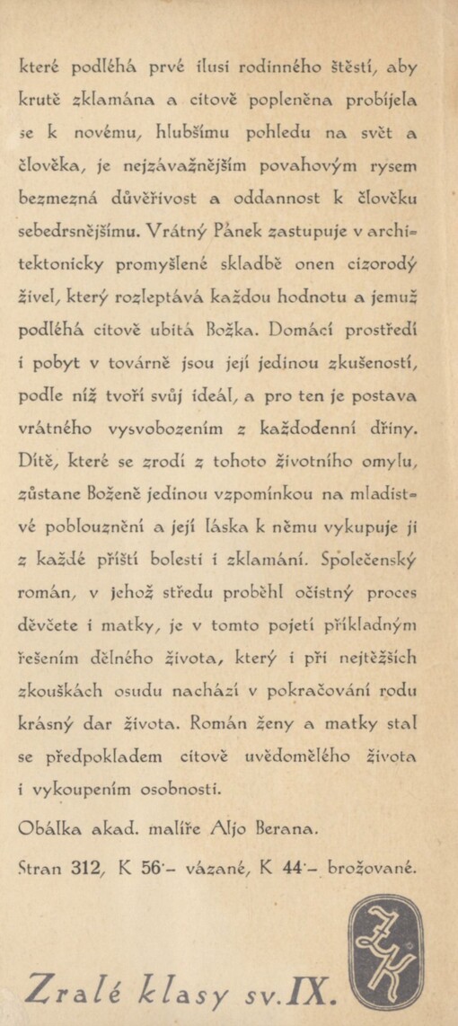 Šička Božena: román