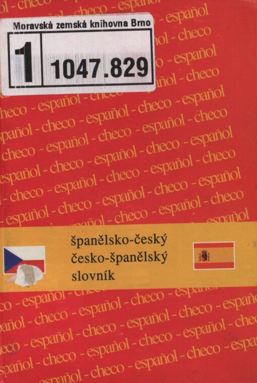 Španělsko-český, česko-španělský slovník