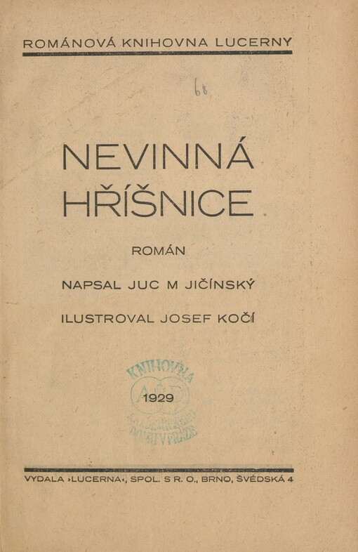 Nevinná hříšnice: román