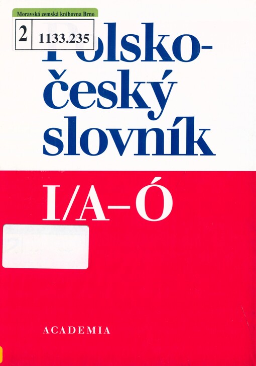 Polsko-český slovník =: Słownik polsko-czeski