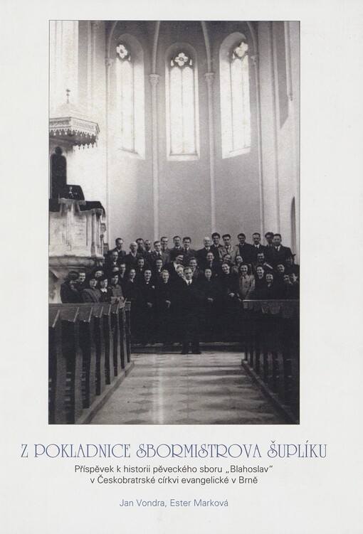 Z pokladnice sbormistrova šuplíku: příspěvek k historii pěveckého kroužku 