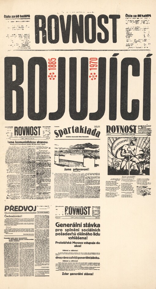 Rovnost bojující: výběr z prvních stran Rovnosti z let 1920-1945 k 85. výročí založení listu