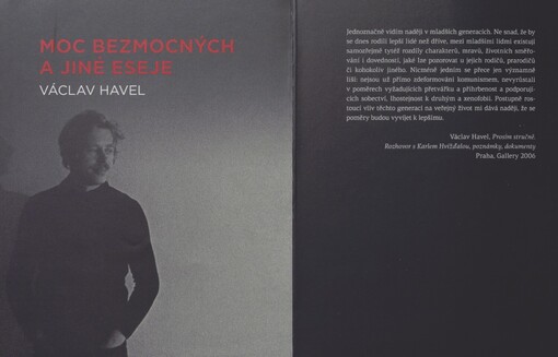 Moc bezmocných a jiné eseje