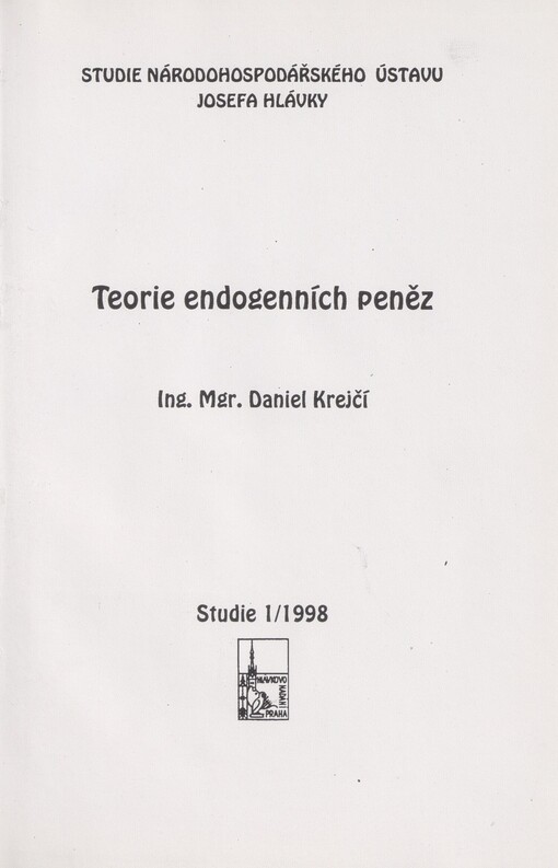 Teorie endogenních peněz