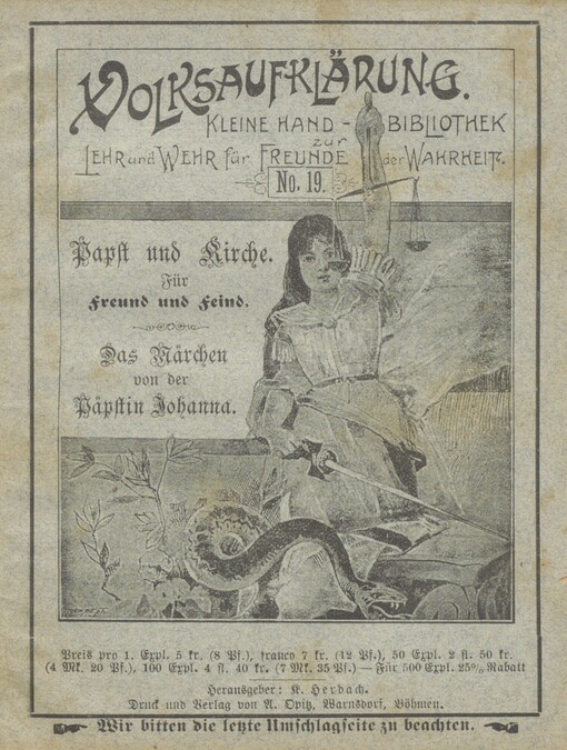 Papst und Kirche: für Freund und Feind ; Das Märchen von der Päpstin Johanna