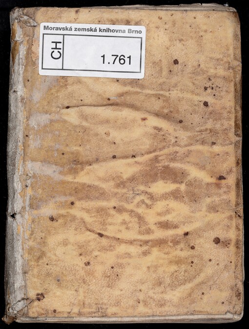 Konvolut začínající dílem: Itinerario overo Nova descrittione de' Viaggi principali d'Italia: Nella quale si ha piena cognitione di tutte le cose piu notabili, e degne di esser vedute. [Parte Prima]