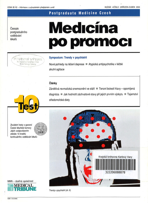 Medicína po promoci = Postgraduate medicine Czech : časopis postgraduálního vzdělávání lékařů