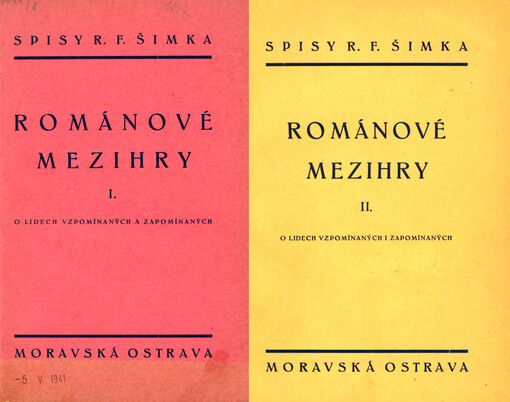 Románové mezihry : o lidech vzpomínaných i zapomínaných