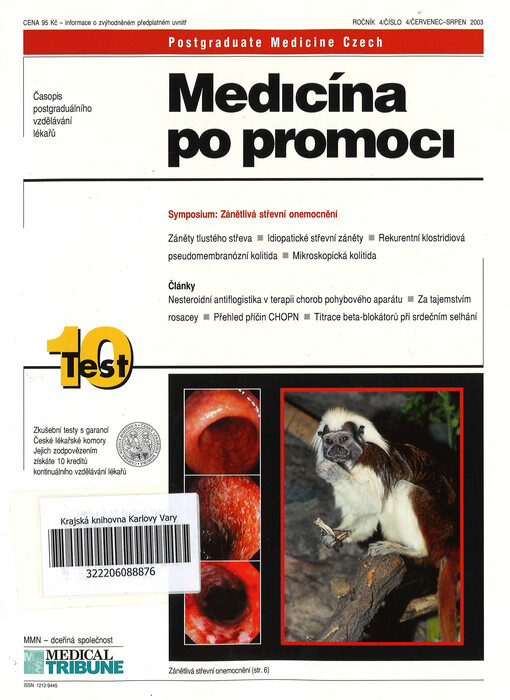 Medicína po promoci = Postgraduate medicine Czech : časopis postgraduálního vzdělávání lékařů