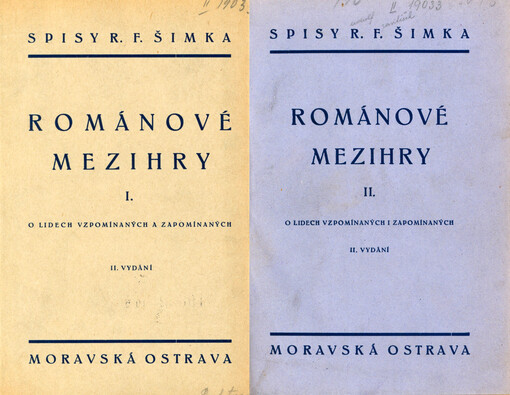 Románové mezihry : o lidech vzpomínaných i zapomínaných