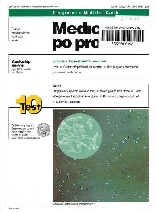 Medicína po promoci = Postgraduate medicine Czech : časopis postgraduálního vzdělávání lékařů