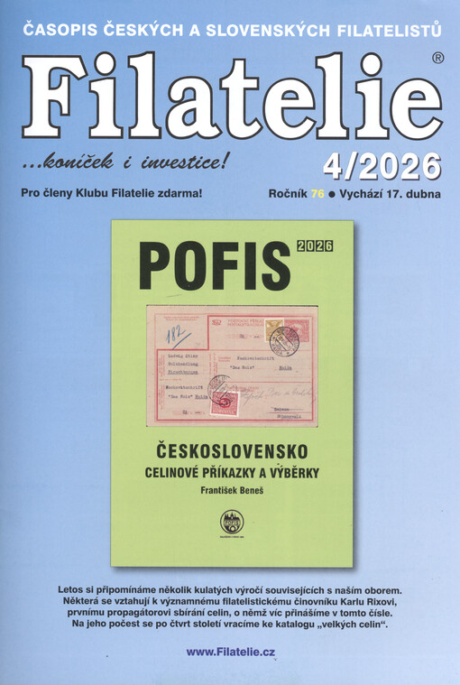 Filatelie : časopis československých filatelistů