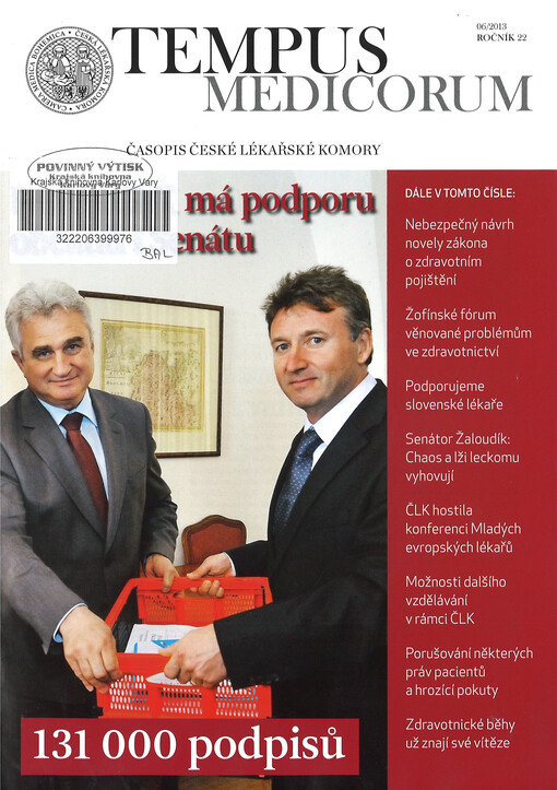 Tempus medicorum : časopis České lékařské komory