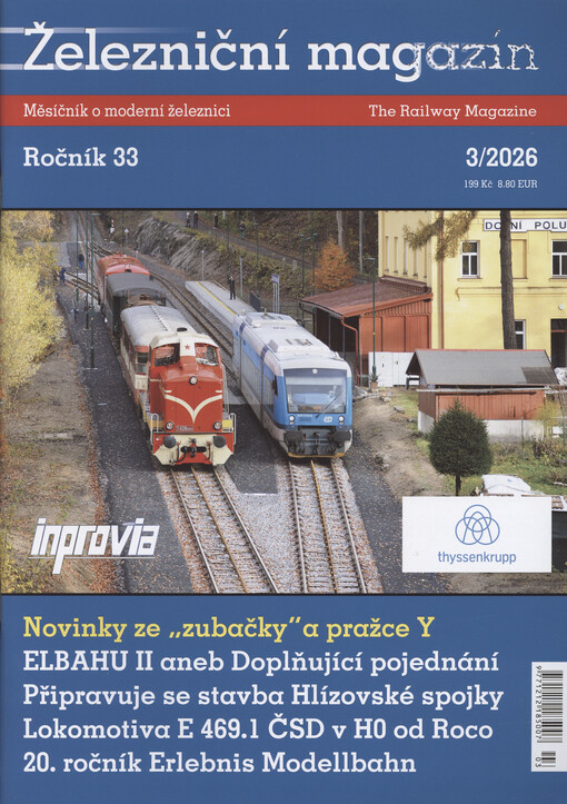 Železniční magazín : měsíčník o skutečné a modelové železnici