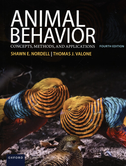 Animal behavior : concepts, methods, and applications
