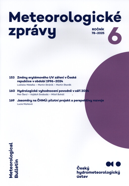 Meteorologické zprávy = Meteorological bulletin