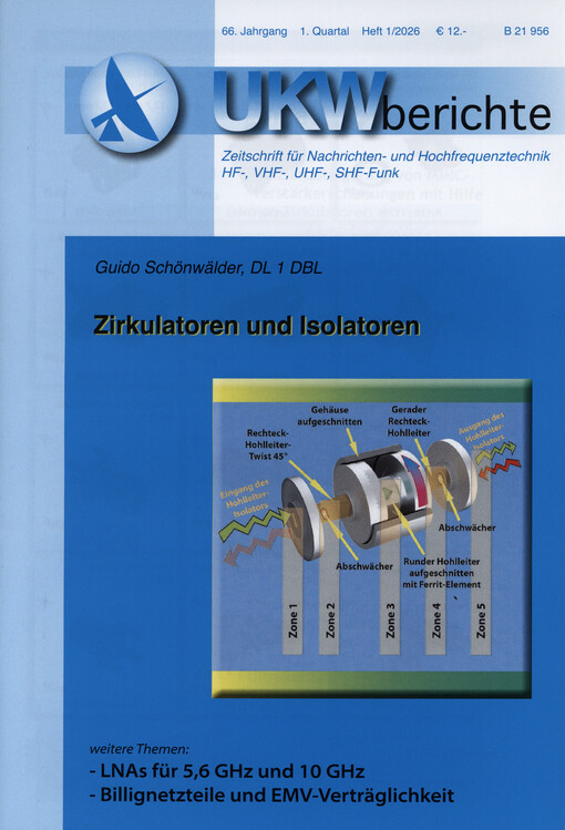 UKW-Berichte : Zeitschrift für Nachrichten- und Hochfrequenztechnik, HF-, VHF-, UHF-, SHF-Funk