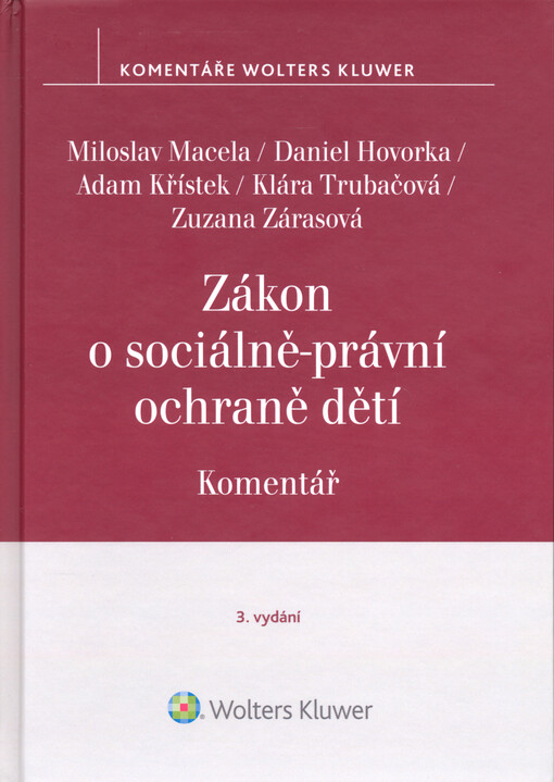Zákon o sociálně-právní ochraně dětí : komentář