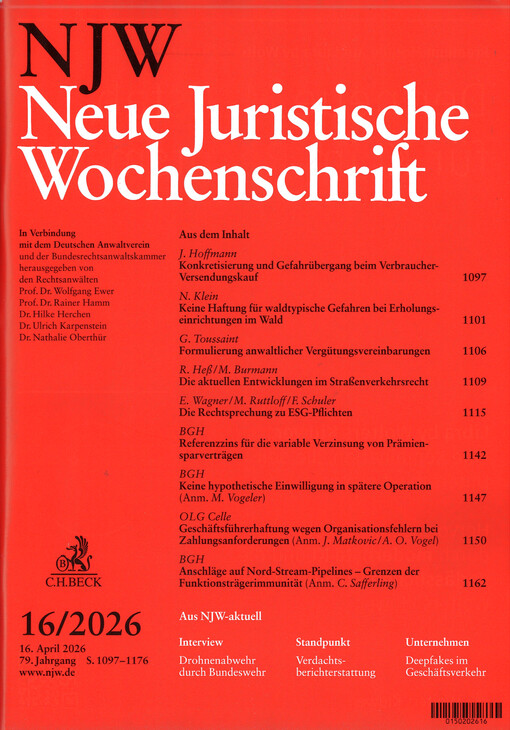 Neue juristische Wochenschrift