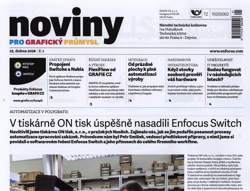 Noviny pro grafický průmysl
