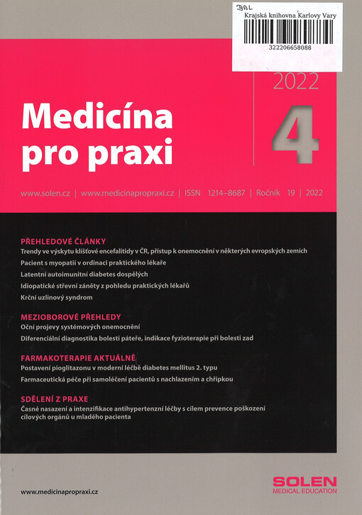 Medicína pro praxi : časopis praktických lékařů