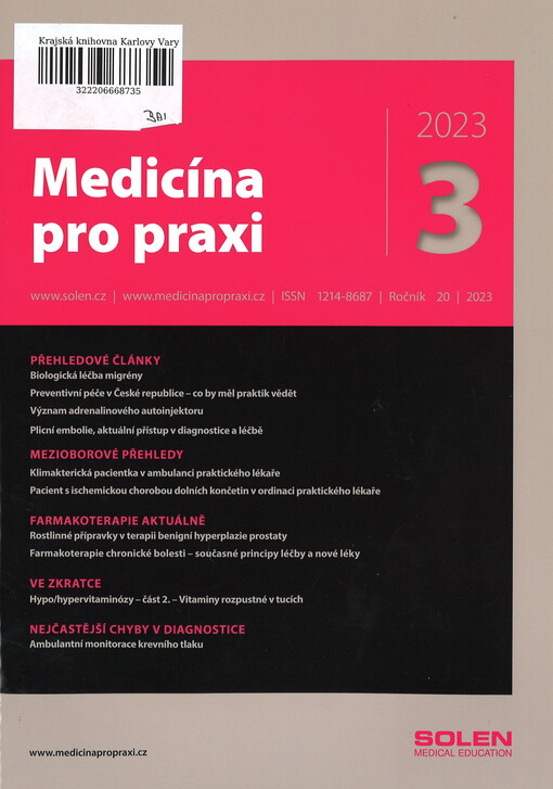 Medicína pro praxi : časopis praktických lékařů