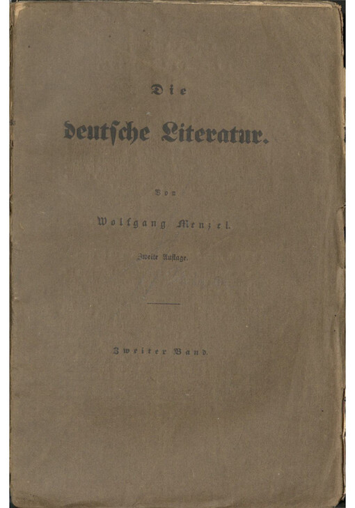 Die deutsche Literatur. Zweiter Theil