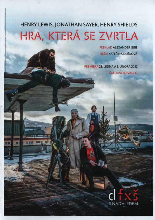 Henry Lewis, Jonathan Sayer, Henry Shields, Hra, která se zvrtla : premiéra 28. ledna a 5. února 2022, Šaldovo divadlo