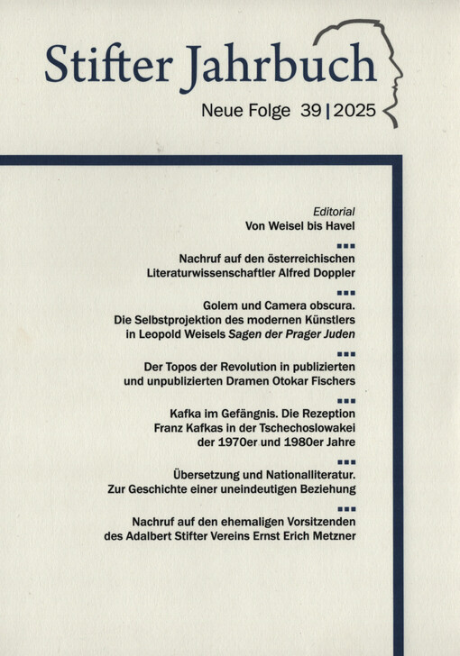 Stifter Jahrbuch. Neue Folge