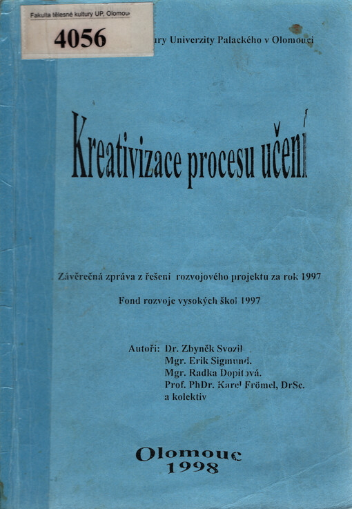 Kreativizace procesu učení