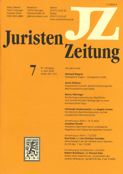 Juristen Zeitung