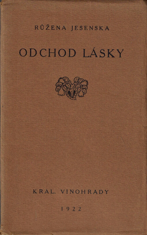 Odchod lásky : básně