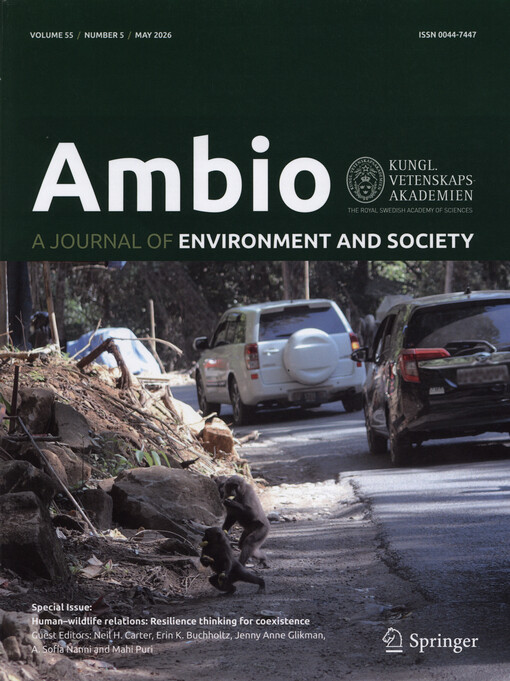 Ambio : a journal of environment and society
