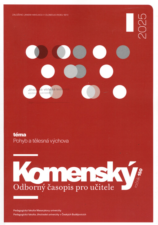 Komenský : týdeník vychovatelský věnovaný učitelstvu našemu jakož i přátelům školstva a milé mládeže naší