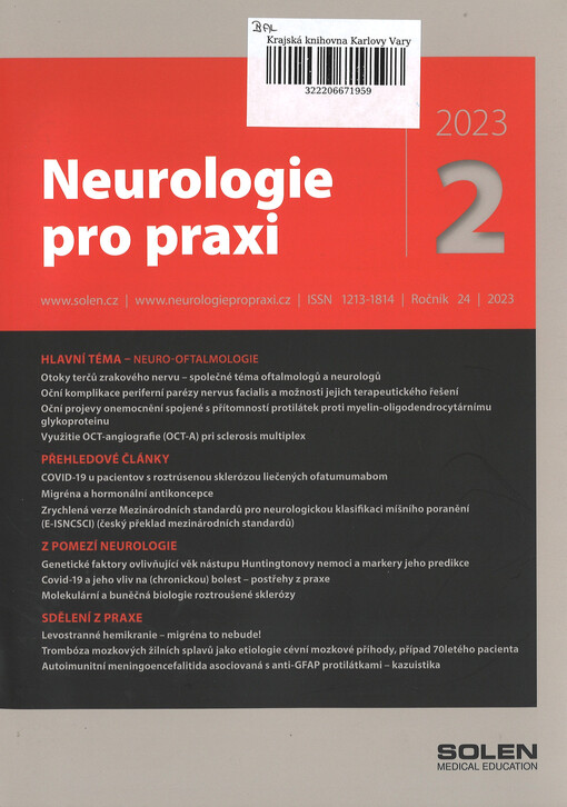 Neurologie pro praxi