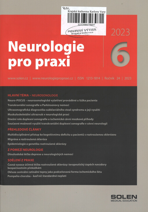 Neurologie pro praxi