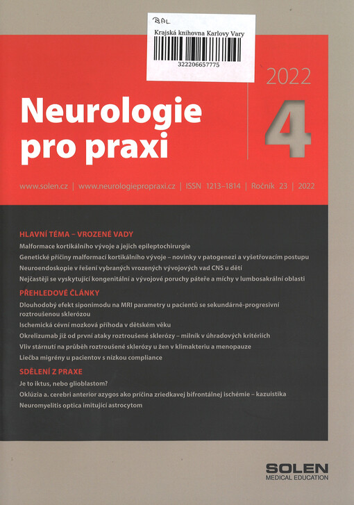 Neurologie pro praxi